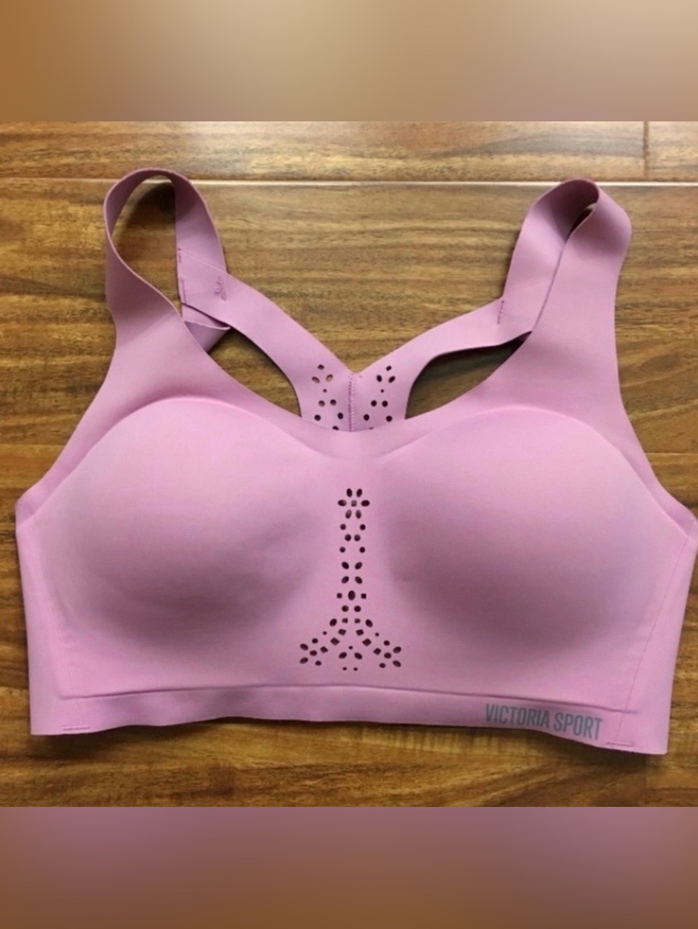 Victoria’s Secret Sport Blush Barbie Pink Angel Max Sports Bra Size 32D Workout